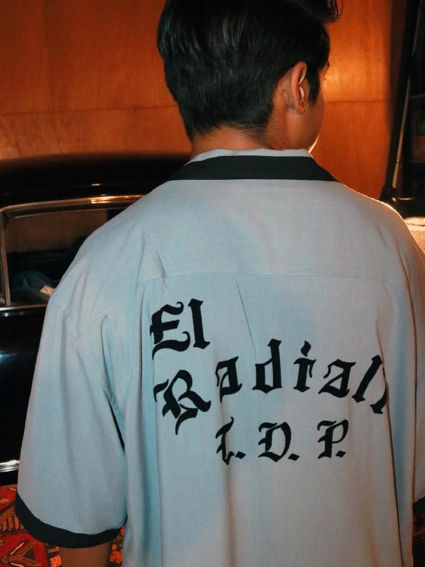 RADIALL | True Deal Pot - OPEN COLLARED SHIRT S/S - Steel Gray