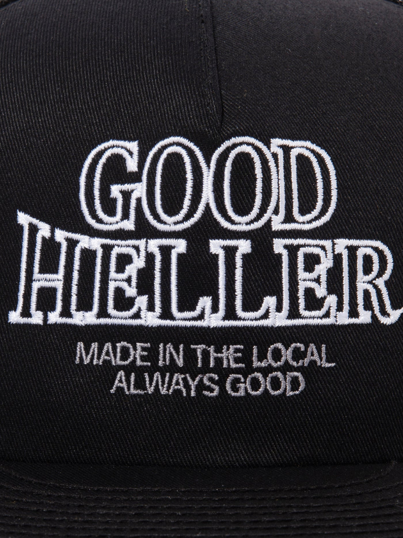GOOD HELLER | EMBROIDERY LOGO MESH CAP