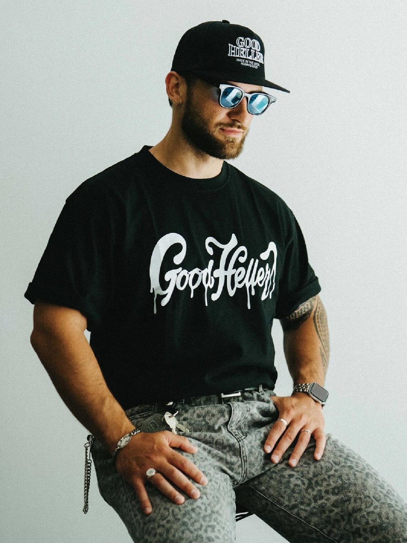 GOOD HELLER | EMBROIDERY LOGO MESH CAP