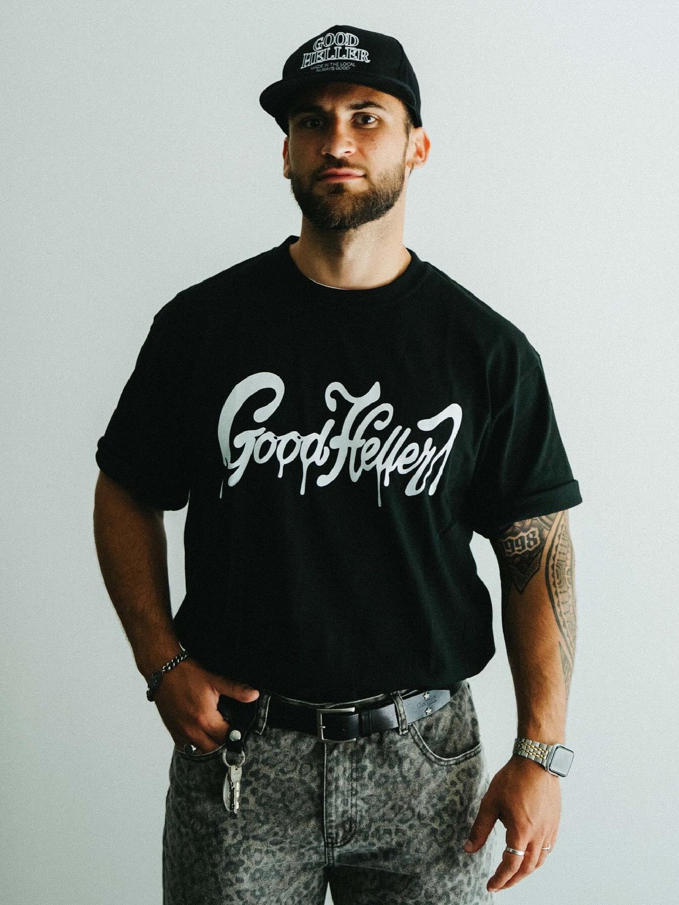 GOOD HELLER | EMBROIDERY LOGO MESH CAP