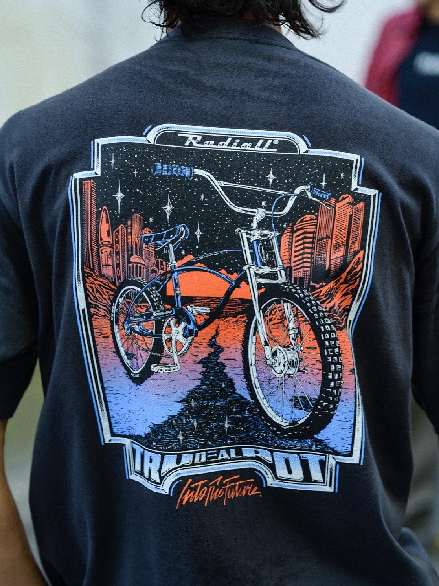 RADIALL | Stingray - CREW NECK T-SHIRT S/S - Ink Black
