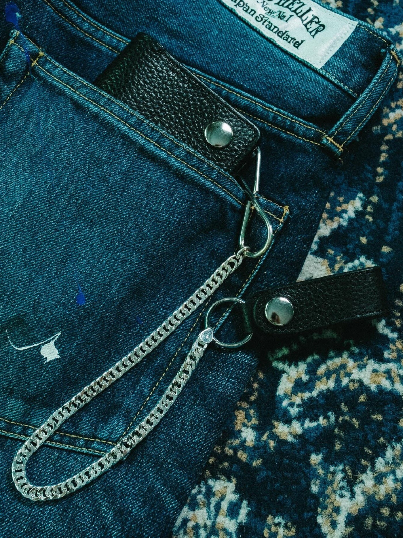 【8.23 (Sat) 12:00 Release】GOOD HELLER | SILVER FLAT TYPE WALLET CHAIN