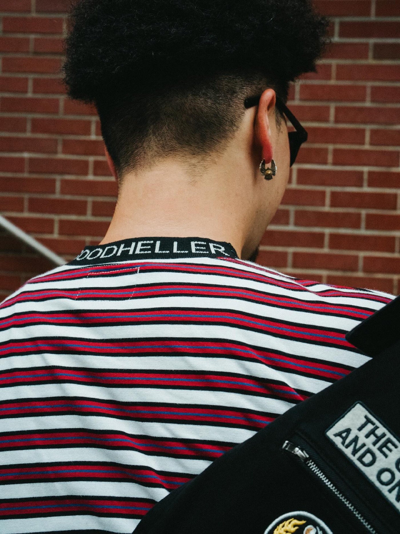 【8.23 (Sat) 12:00 Release】GOOD HELLER | BORDER L/S T-SHIRT - Red