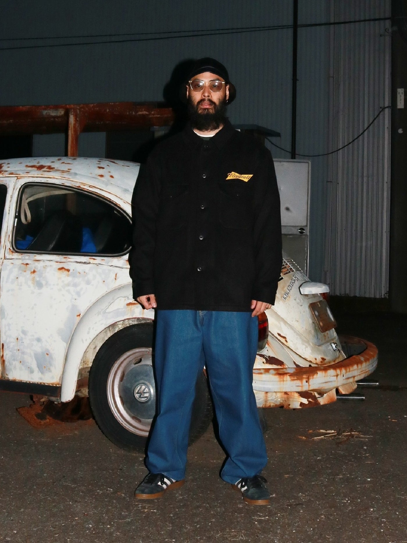 【11.8 (Sat) 12:00 Release】RADIALL | Bowtie - CPO SHIRT L/S - Black