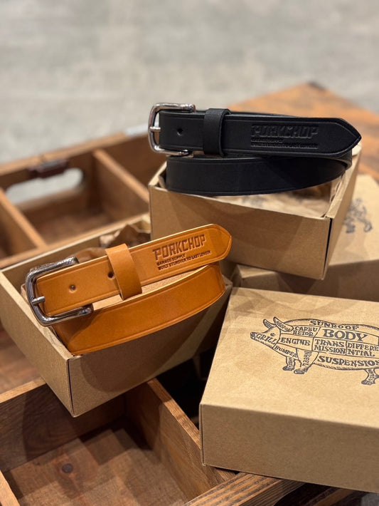 【3.1 (Sun) 12:00 Release】PORKCHOP | LEATHER BELT