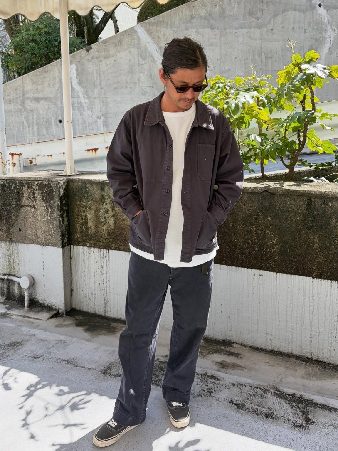 WAX | French Work Jacket - Charcoal