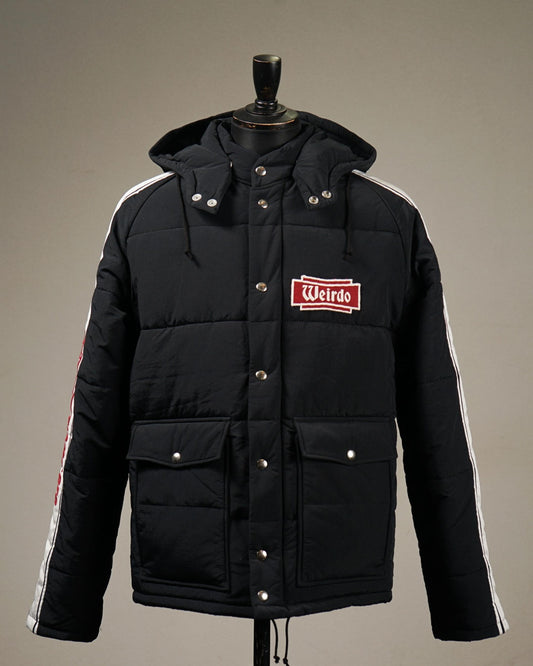 WEIRDO | FLAME - RACING JACKET - Black