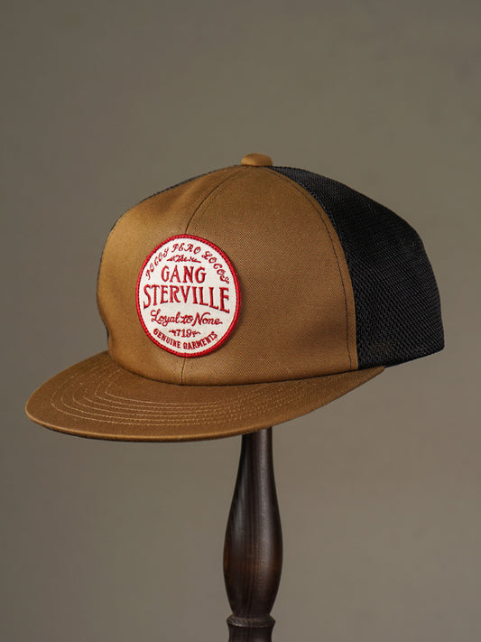 GANGSTERVILLE | CIRCLE SIG - TRUCKER CAP / GSV51G01 - Light Brown