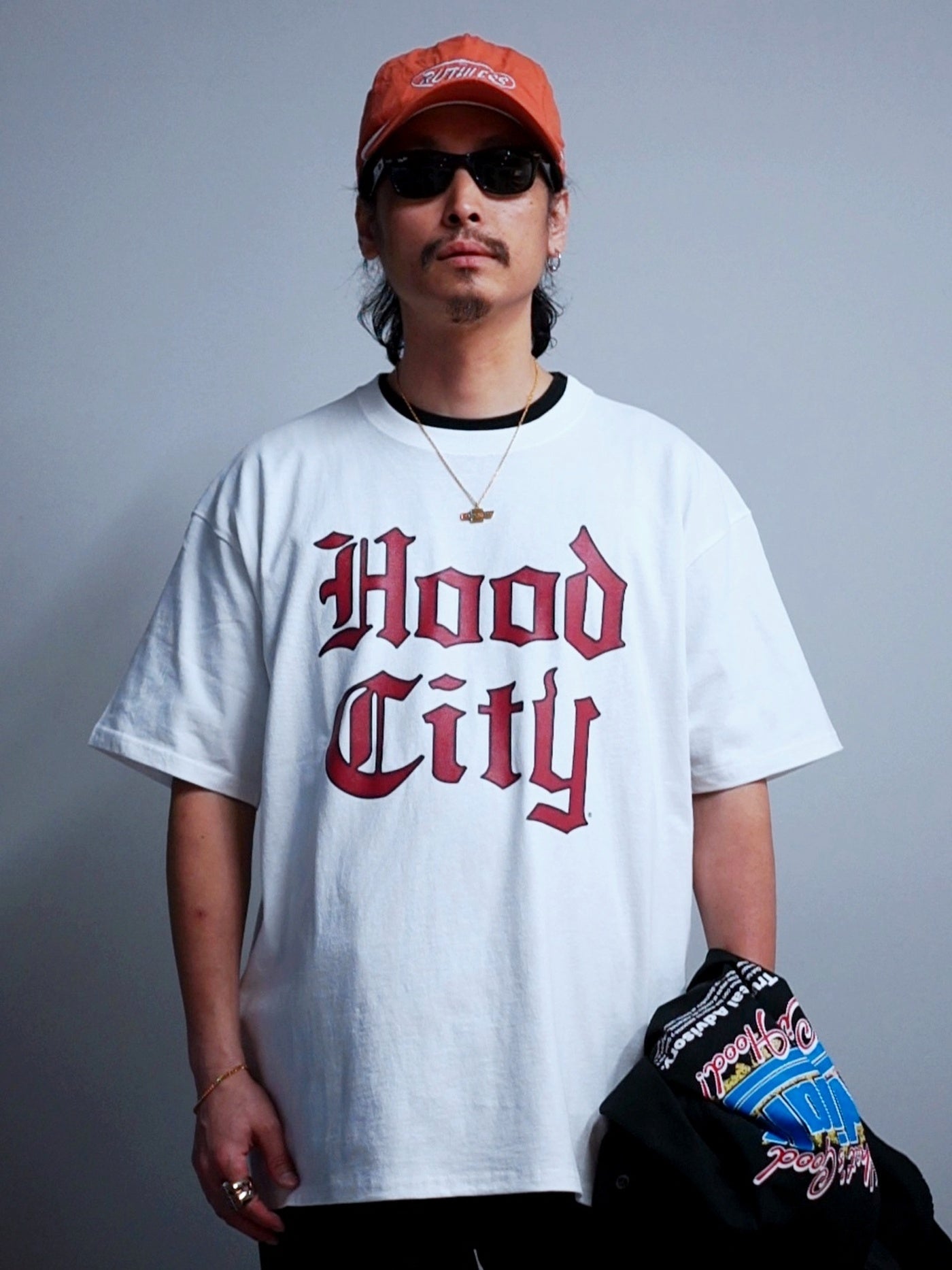 RADIALL | HOOD CITY - CREW NECK T-SHIRT S/S - White