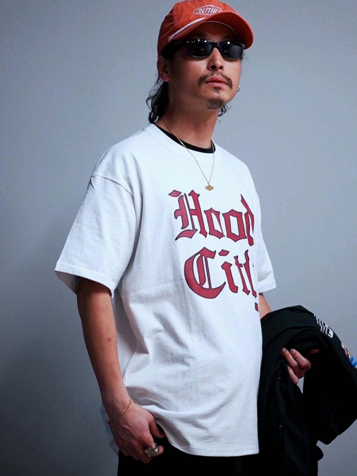 RADIALL | HOOD CITY - CREW NECK T-SHIRT S/S - White