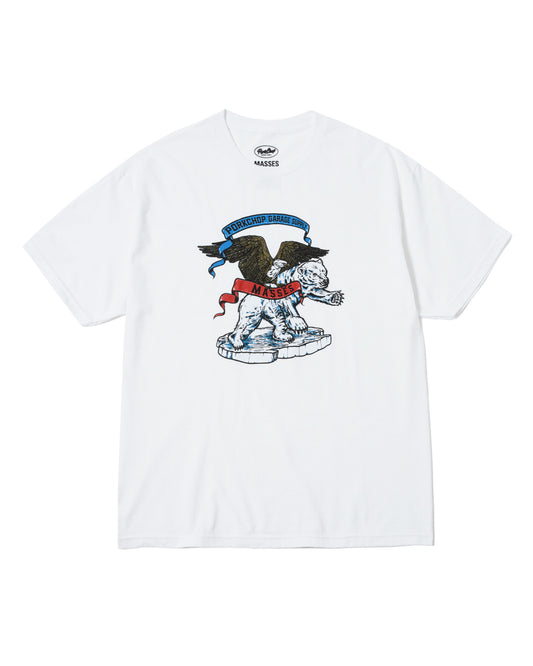 PORKCHOP | POLAR BEAR P T-SHIRT - White