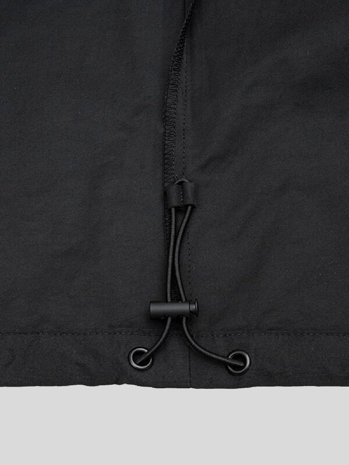 FLUTTER | T/C Open Collar S/S Work Shirts - Black