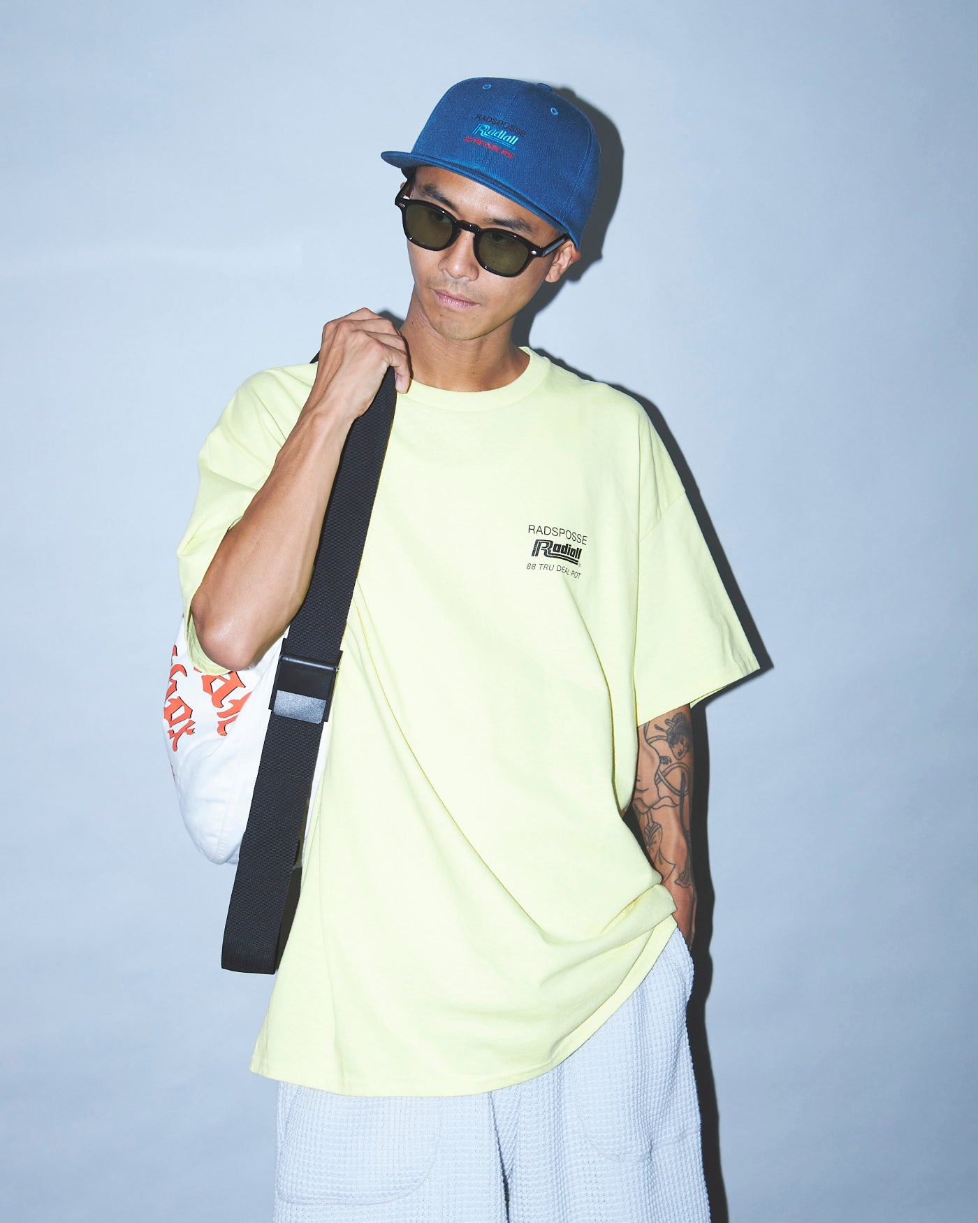 RADIALL | CUTLASS - CREW NECK T-SHIRT S/S - Yellow