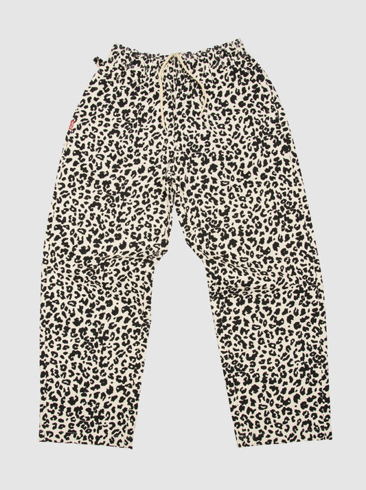 【11.23 (Sun) 12:00 Release】FLUTTER | Leopard Easy Pants - Ivory