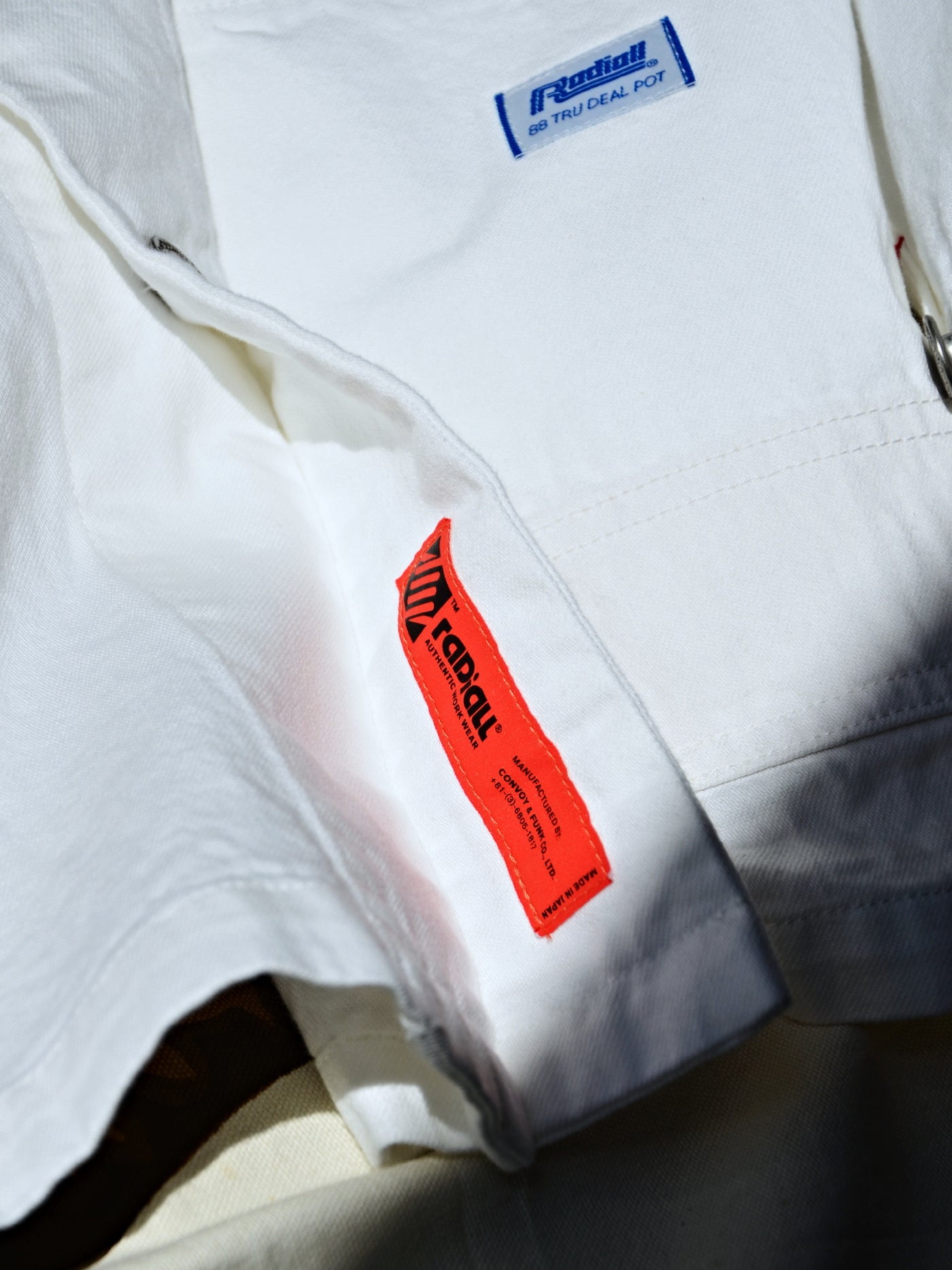 【4.4 (Sat) 12:00 Release】RADIALL | Chev - CARPENTER JACKET - White