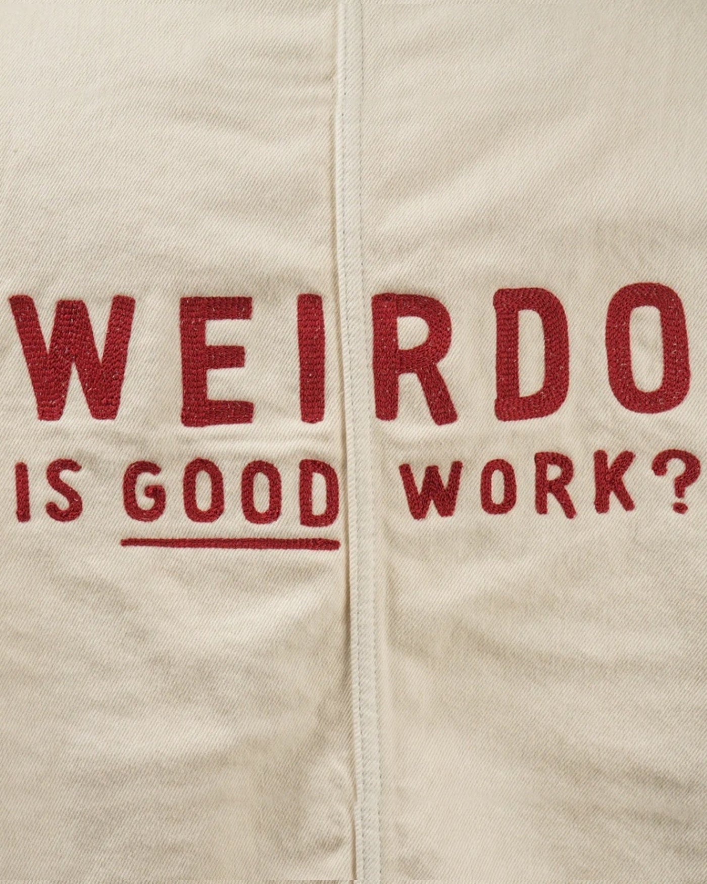 WEIRDO | GOOD WORK? - ENGINEER JACKET - Ivory