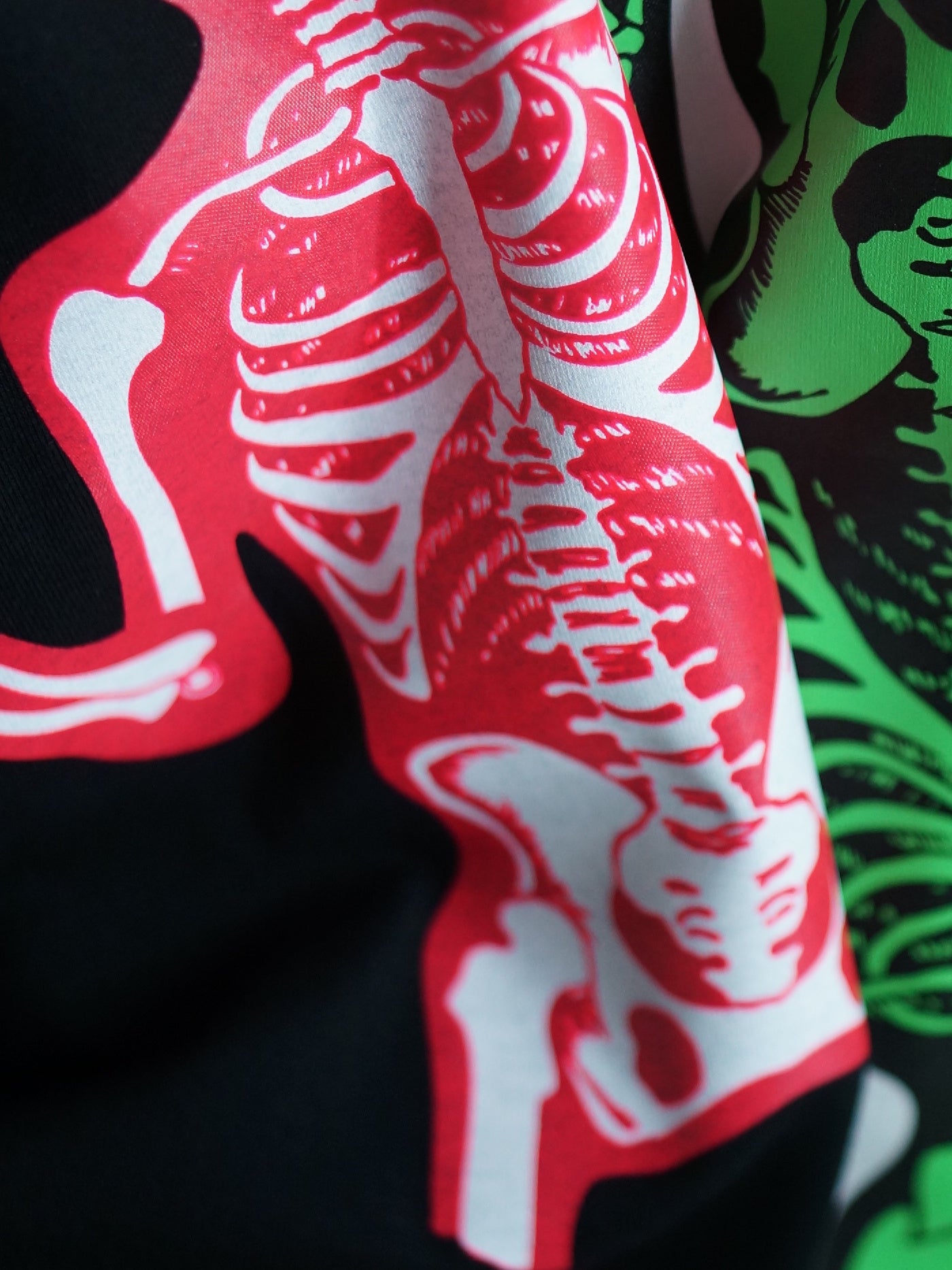 MAD MOUSE COMIC | BROKEN BONE CLUB TEE - Black