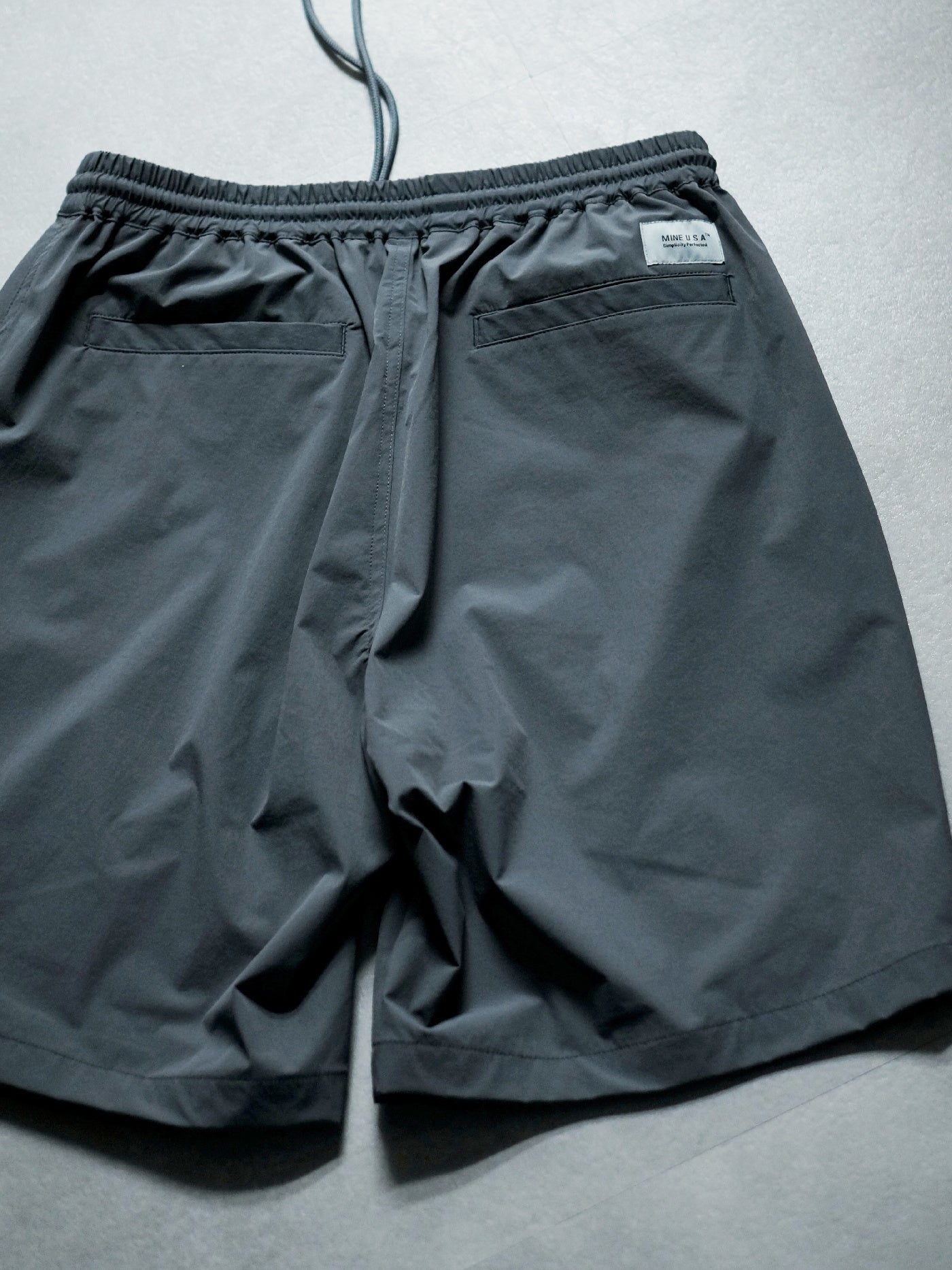 MINE USA | 4Way Stretch Nylon Shorts - Charcoal