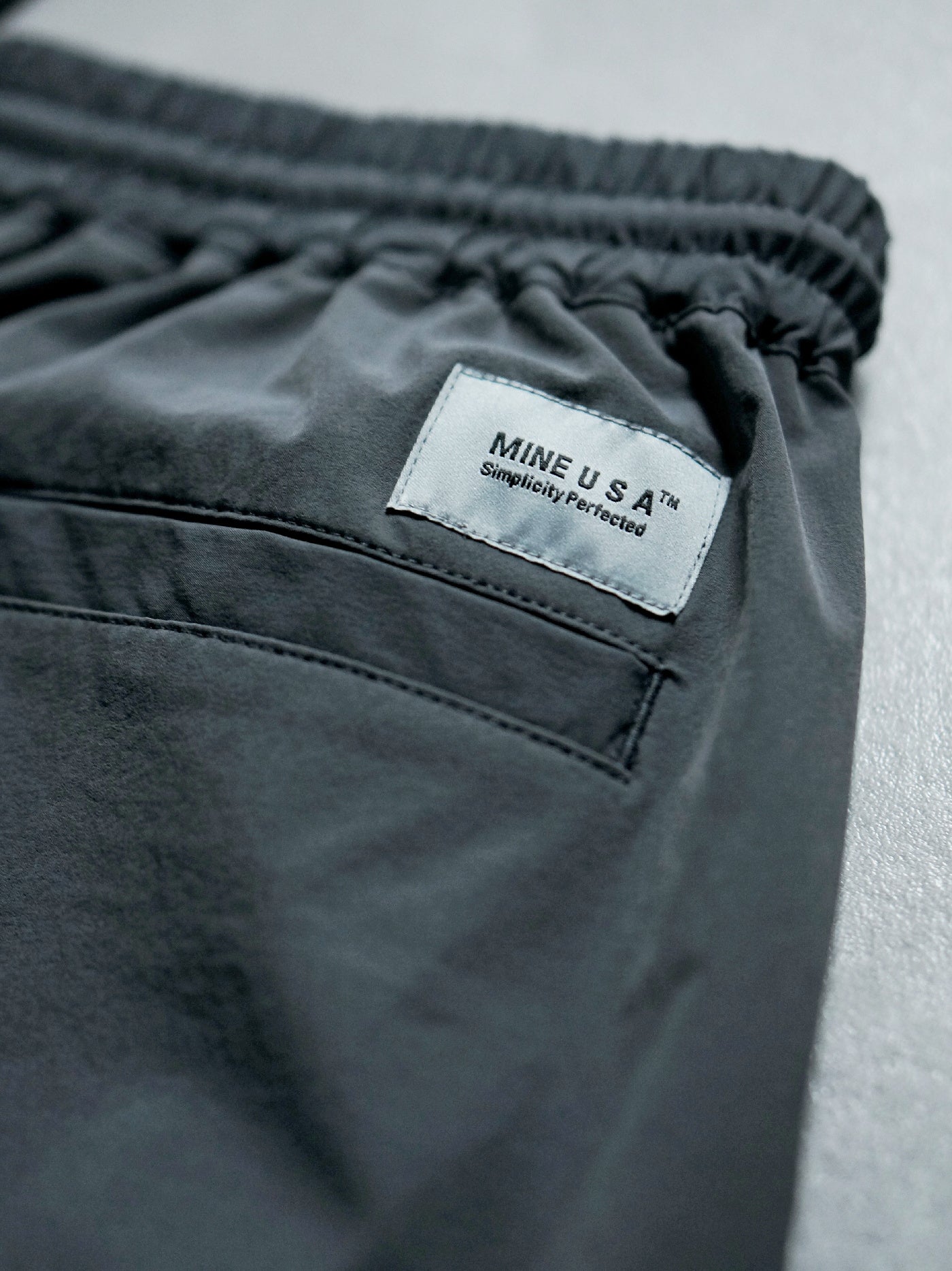 MINE USA | 4Way Stretch Nylon Shorts - Charcoal