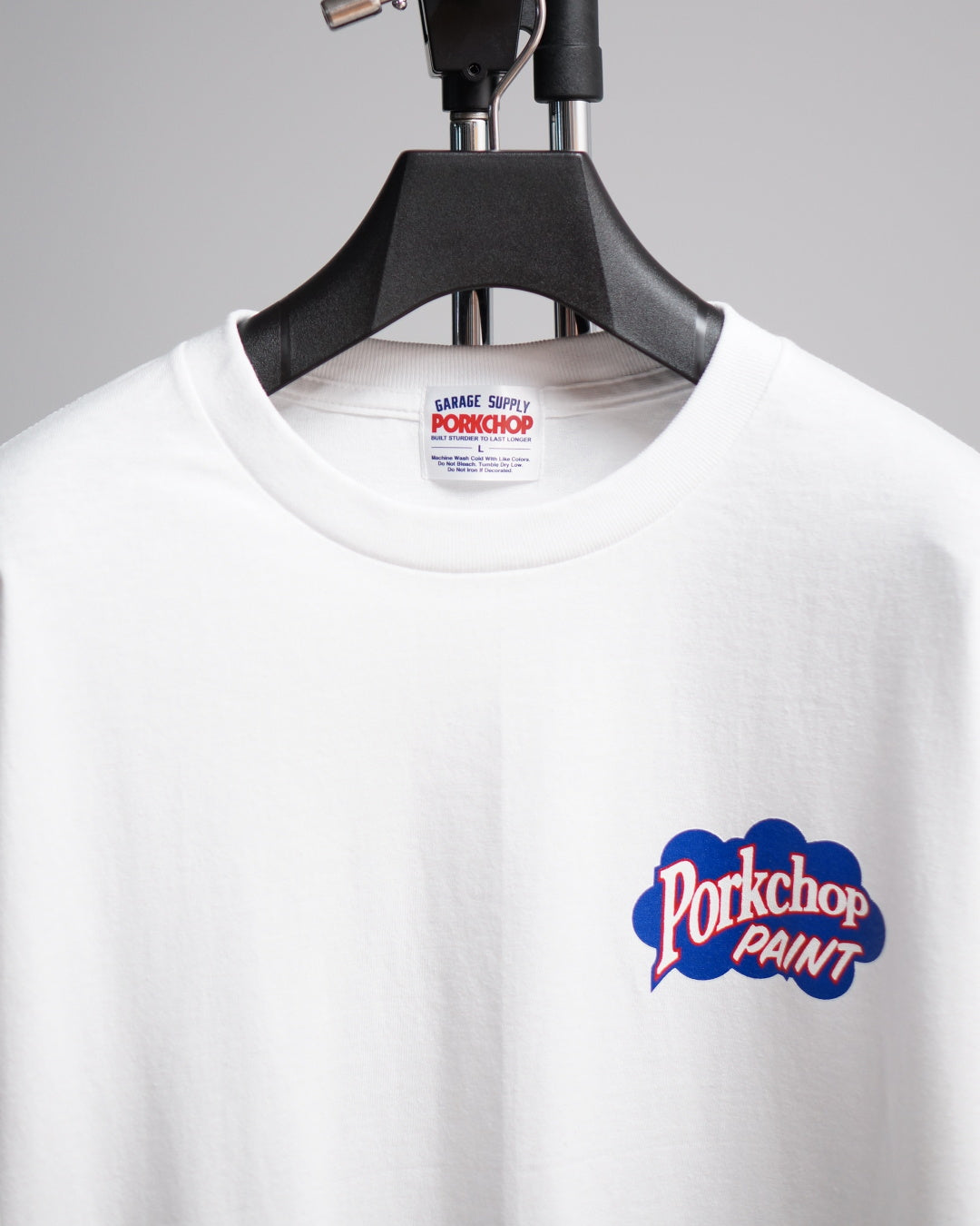 PORKCHOP | PORKCHOP PAINT TEE - White