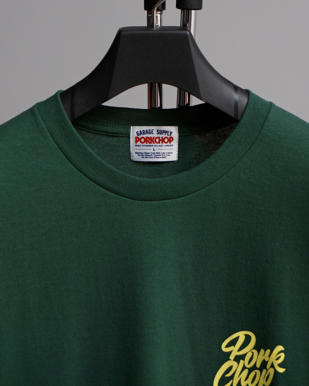 PORKCHOP | STENCIL CS TEE - Forest Green
