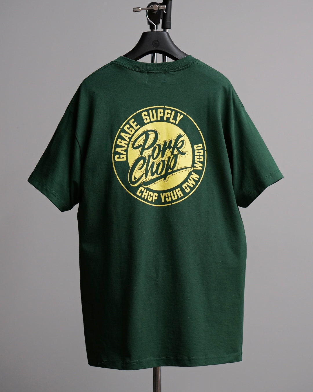 PORKCHOP | STENCIL CS TEE - Forest Green