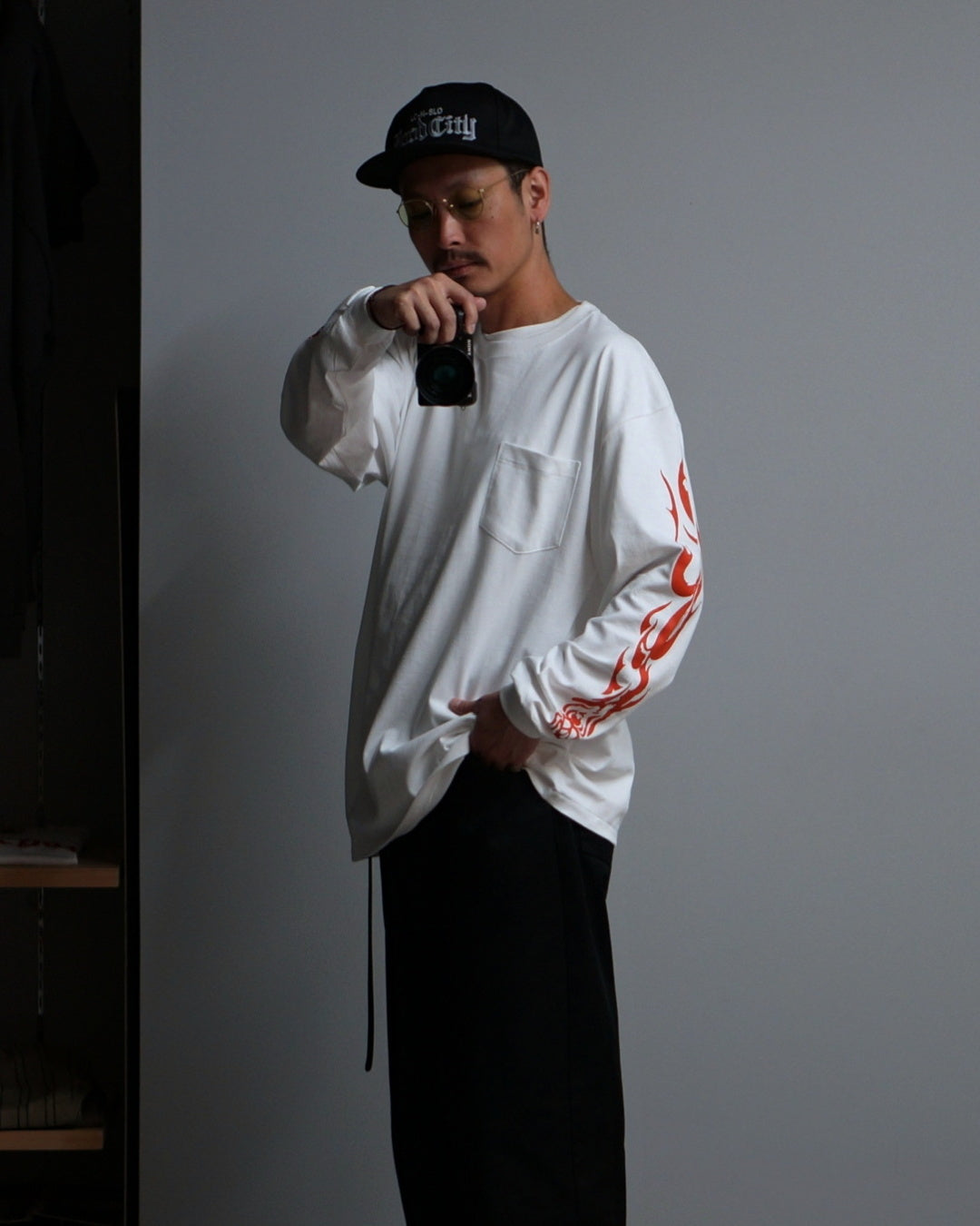 RADIALL | LO-N-SLO - CREW NECK T-SHIRT L/S - White
