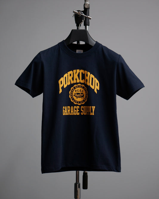 PORKCHOP | 2nd COLLEGE TEE for Kids - Navy