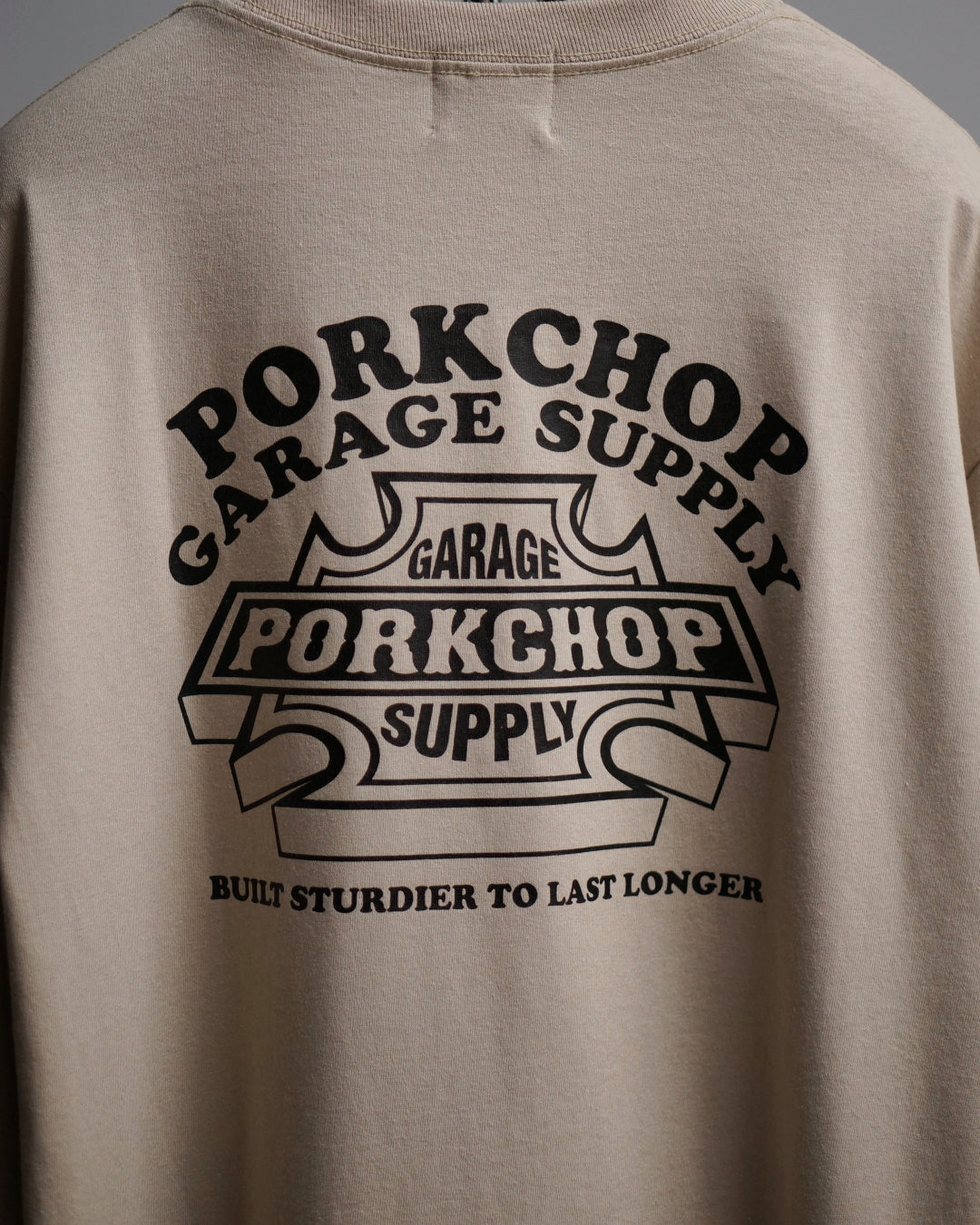 PORKCHOP | WILD PORK L/S TEE - Sand