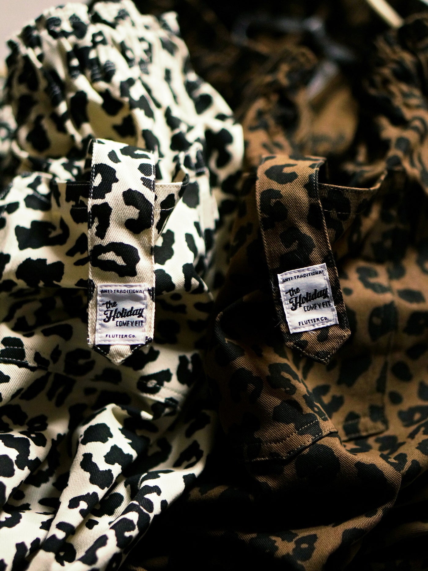 【11.23 (Sun) 12:00 Release】FLUTTER | Leopard Easy Pants - Brown