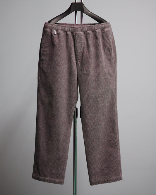 WAX | CORDUROY EASY TROUSERS - Moca