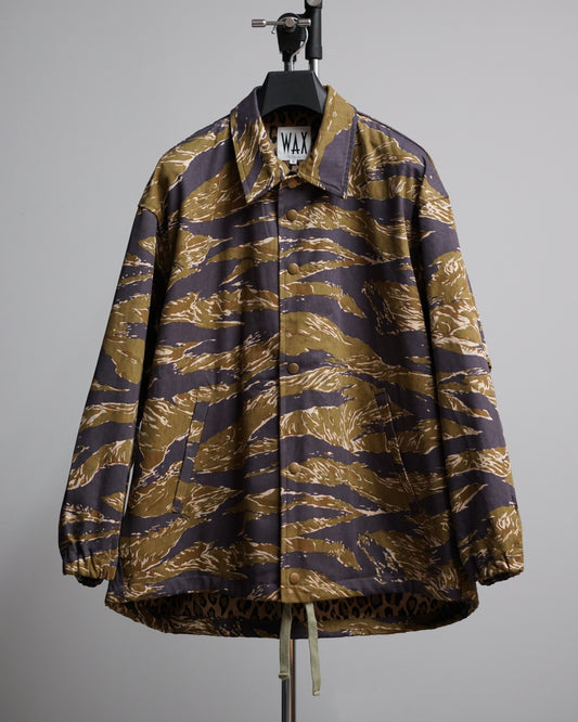 WAX | BALLOON COACH JACKET - Tiger Stripe