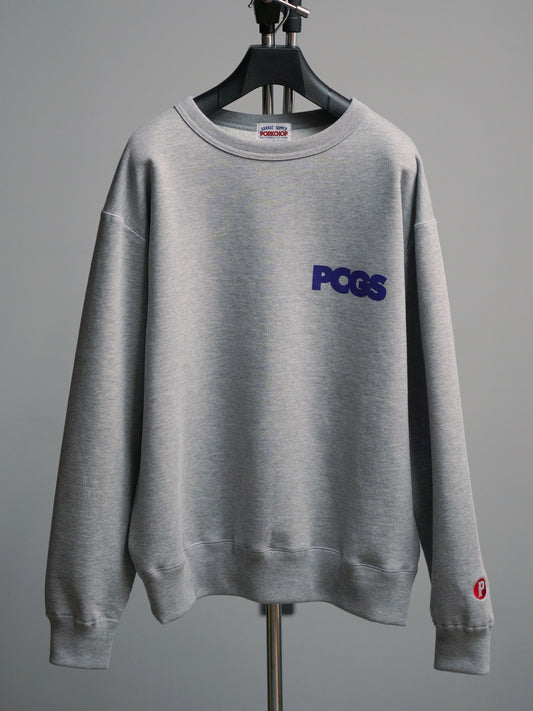 【2.22 (Sun) 12:00 Release】PORKCHOP | PCGS SQUARE SWEAT - Heather Gray