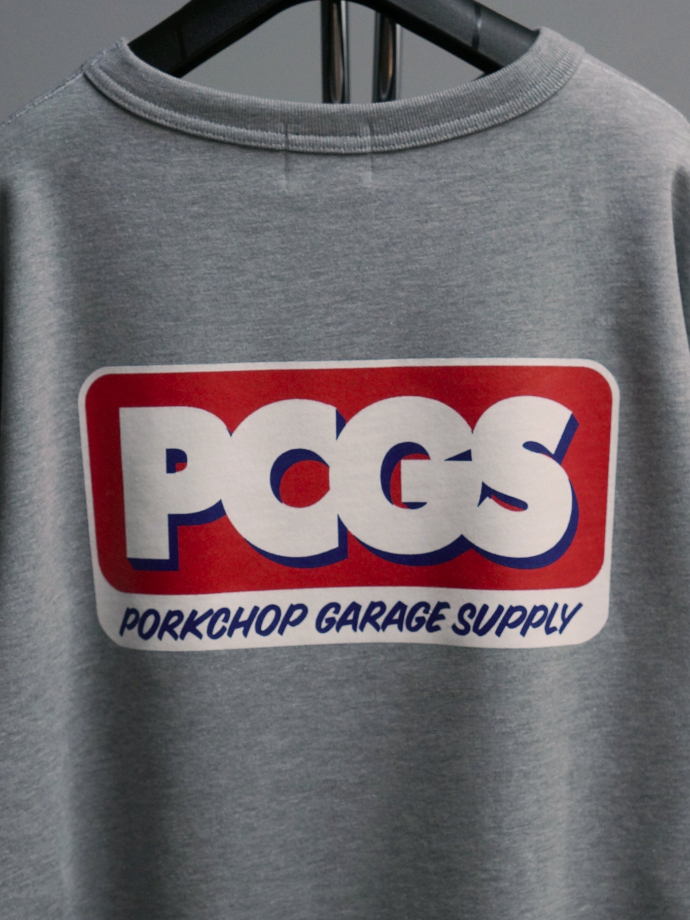 【2.22 (Sun) 12:00 Release】PORKCHOP | PCGS SQUARE SWEAT - Heather Gray