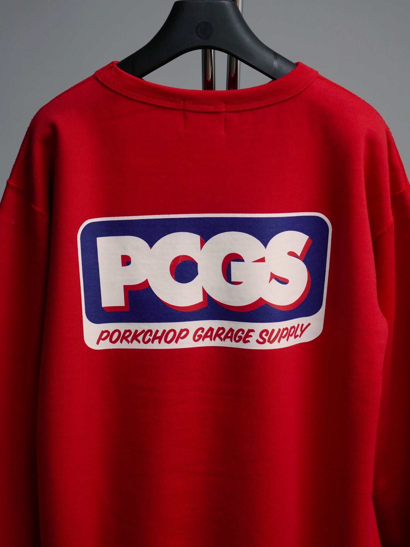 【2.22 (Sun) 12:00 Release】PORKCHOP | PCGS SQUARE SWEAT - Red