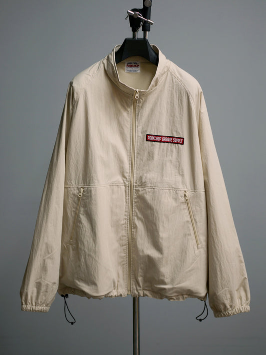 【2.22 (Sun) 12:00 Release】PORKCHOP | BAR&SHIELD TRACK JKT - Cream