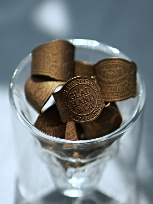 GLADHAND & Co. | CIGAR TAG RING - Gold