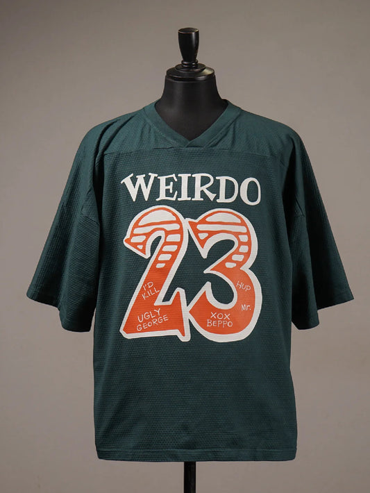 【4.3 (Fri) Release】WEIRDO | HEY HEY 23 - FOOTBALL JERSEY / WRD6122 - Green