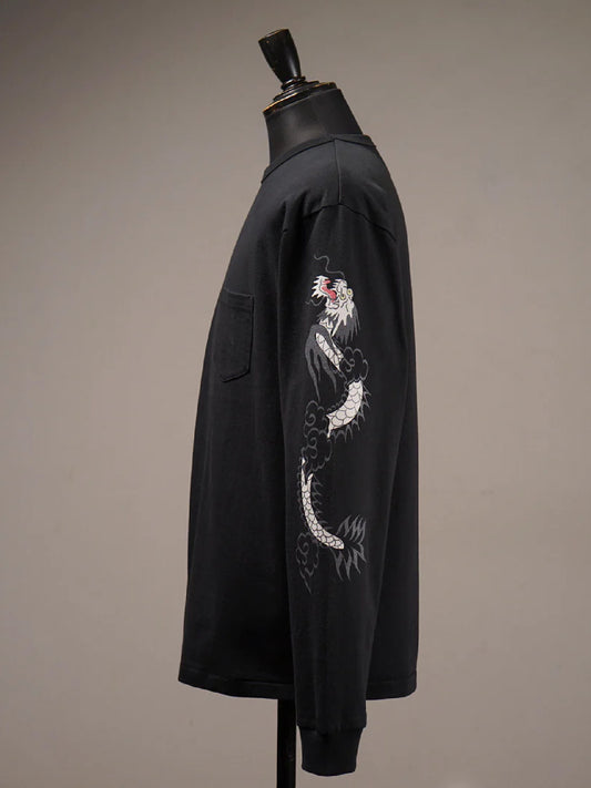 BY GLADHAND | GLAD RAW - L/S T-SHIRTS / BYGH6113 - Black