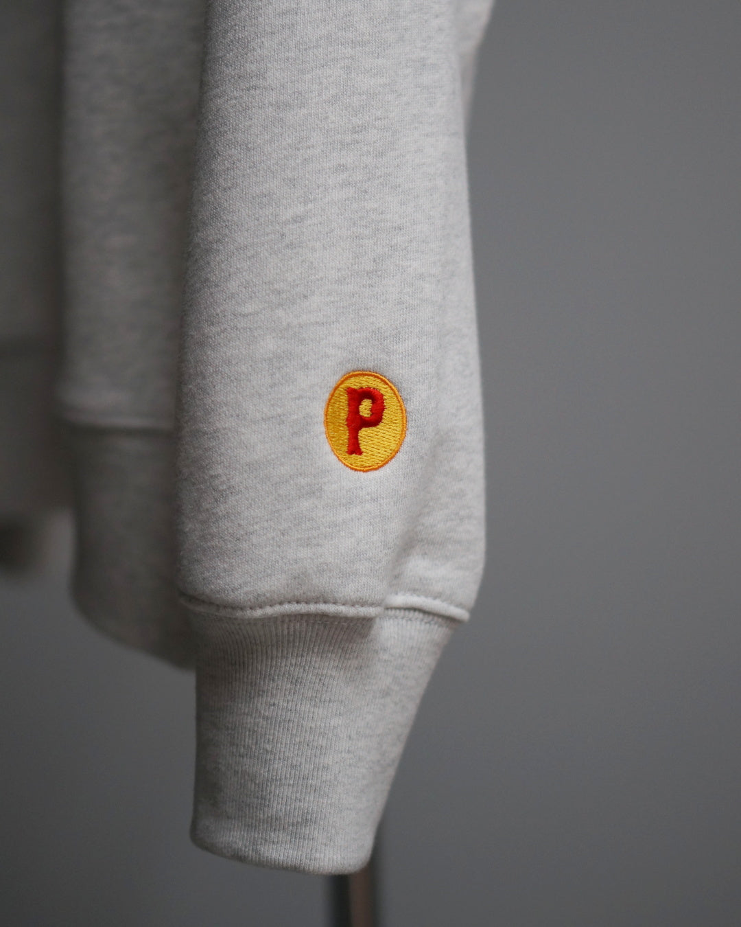 PORKCHOP | 2nd OVAL HOODIE - Ash Gray