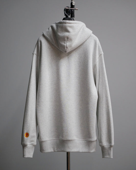 PORKCHOP | 2nd OVAL HOODIE - Ash Gray
