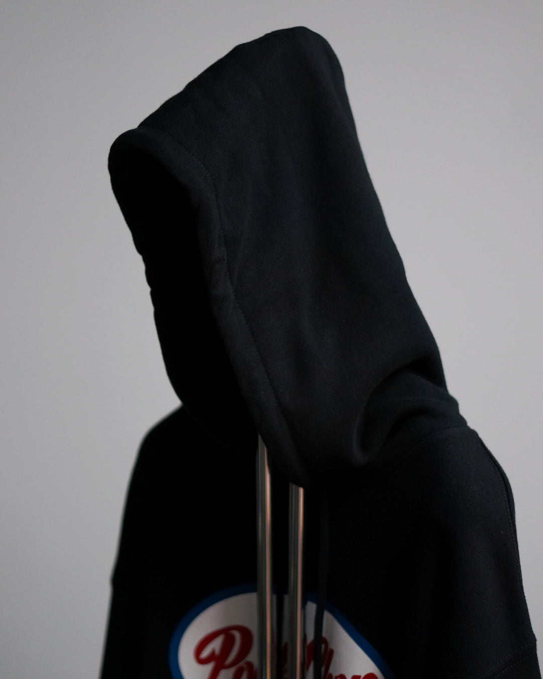 PORKCHOP | 2nd OVAL HOODIE - Black