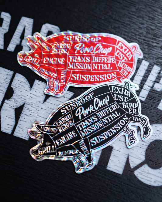 PORKCHOP | HOLOGRAM PORK STICKER