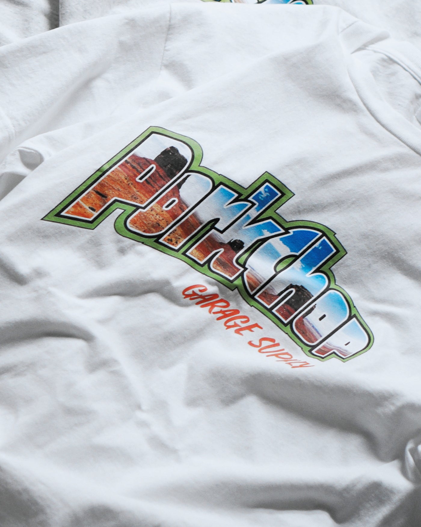 PORKCHOP | MV LOGO TEE - White
