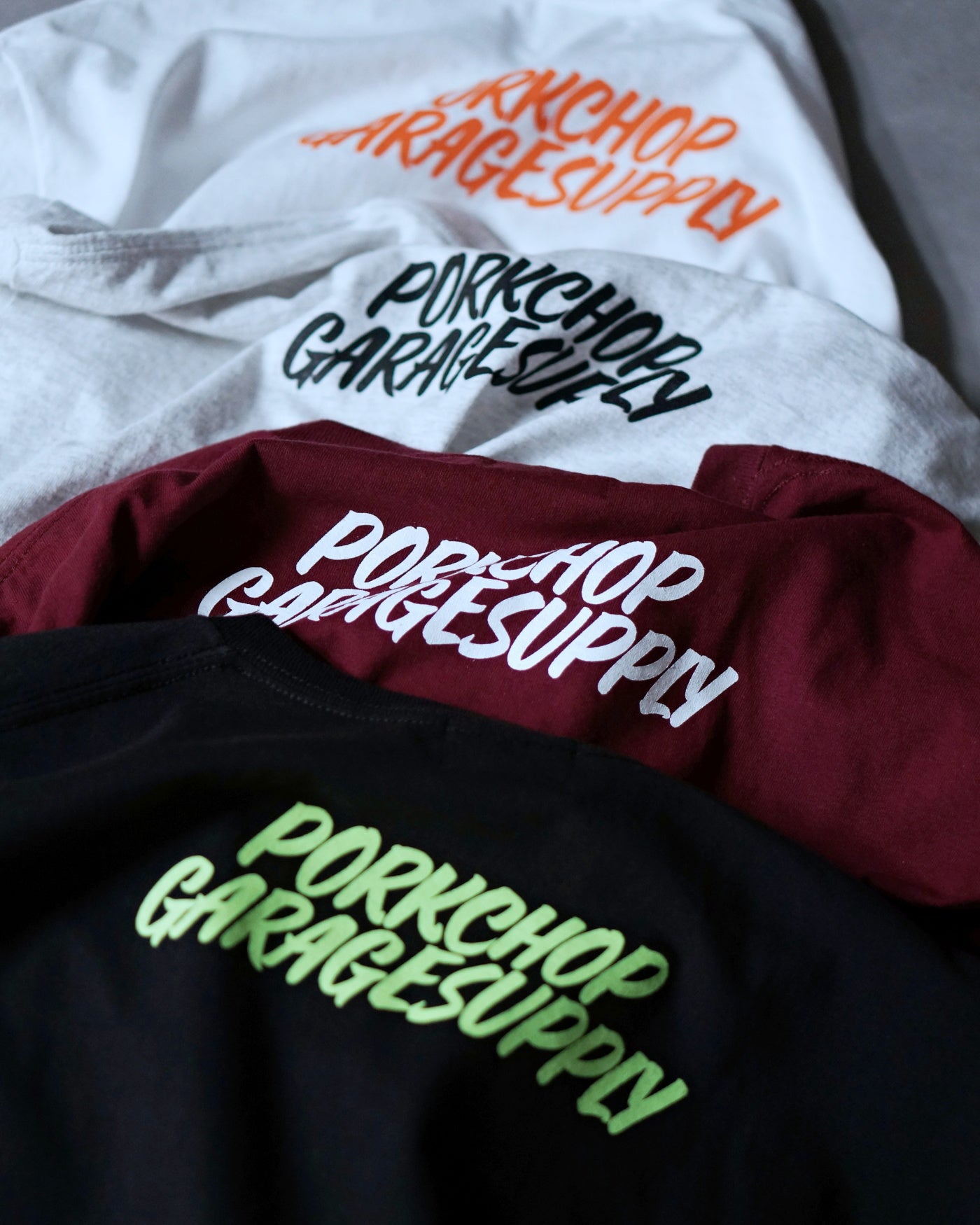 PORKCHOP | MV LOGO TEE - White
