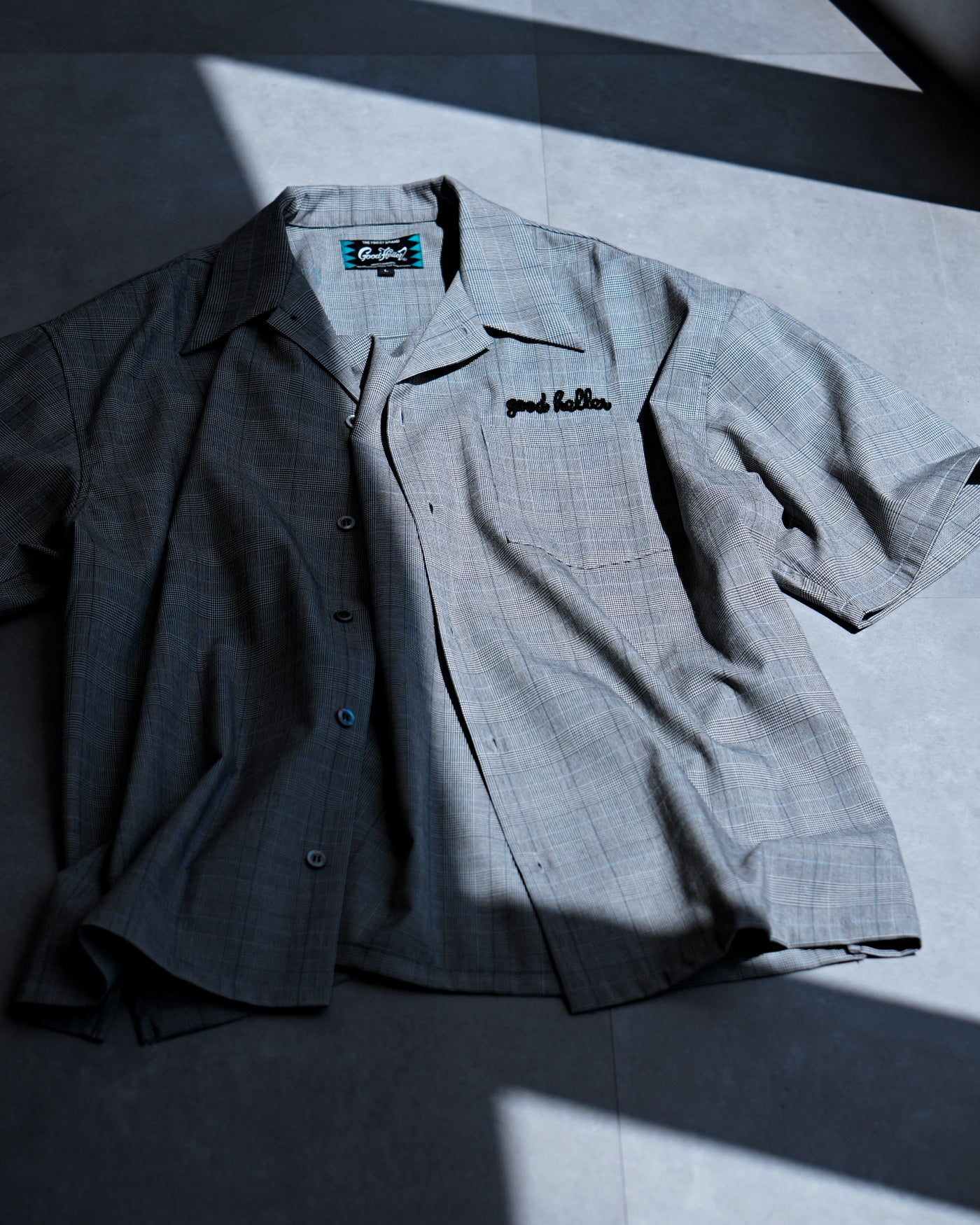 GOOD HELLER | GLEN CHECK S/S SHIRT
