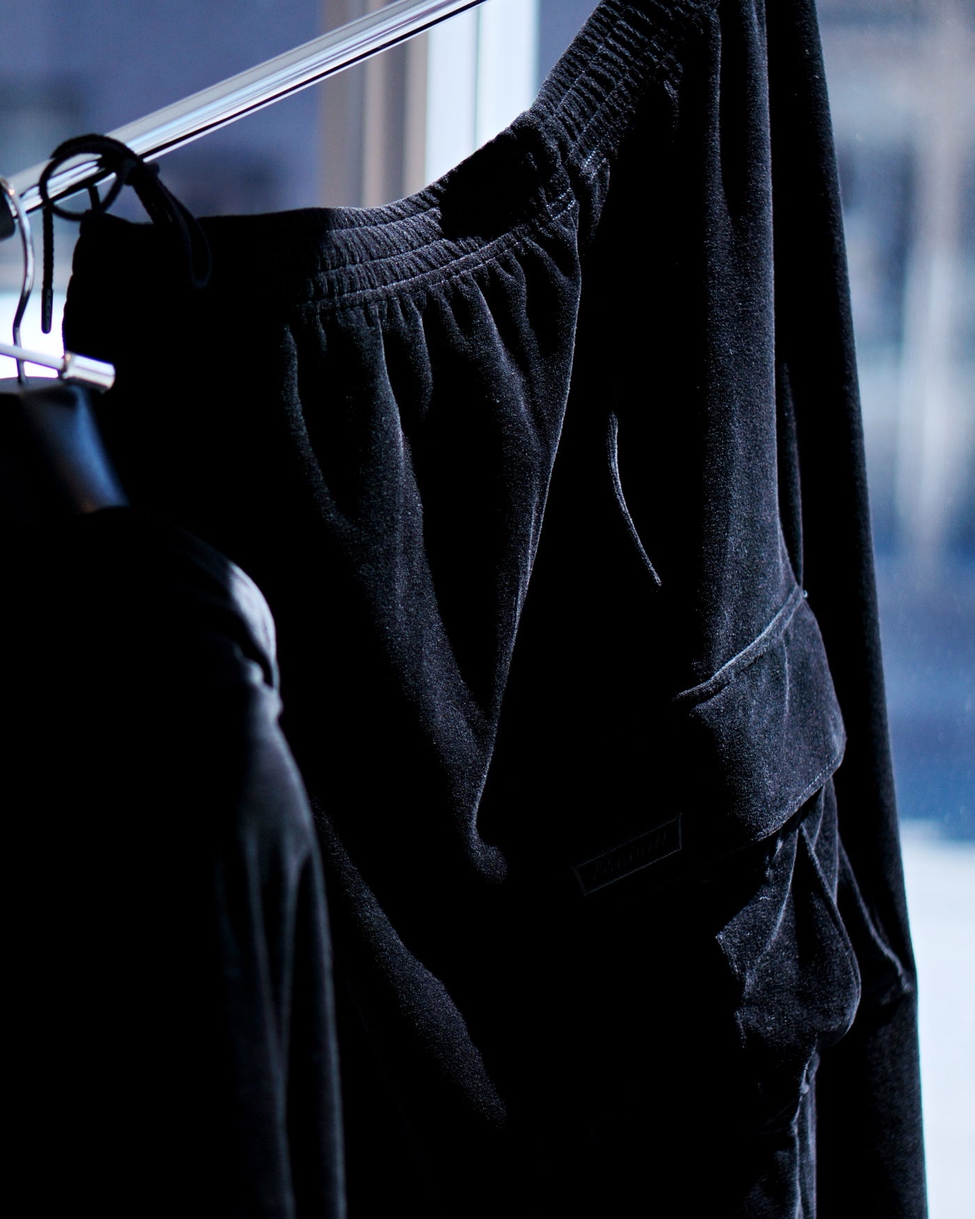 RADIALL | FLAGS - CARGO TRACK PANTS - Black