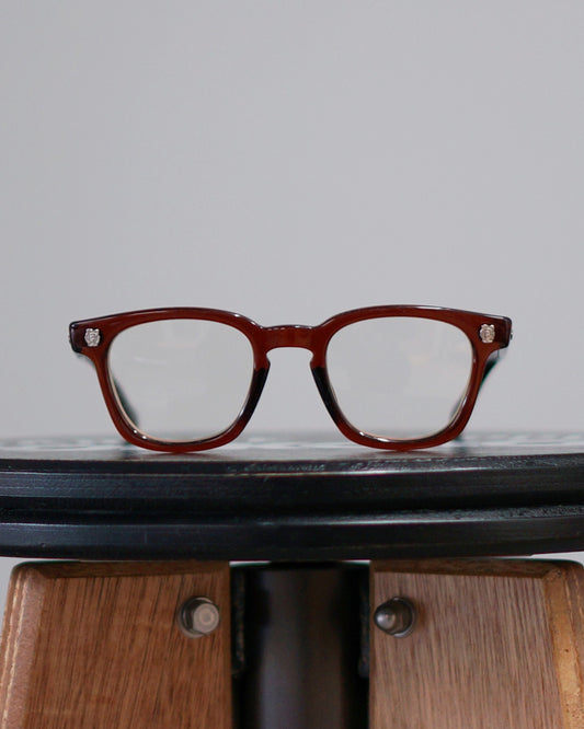 GLADHAND & Co. | 丹羽雅彦/ FAMILY CREST WELLINGTON - GLASSES - Silver/Brown