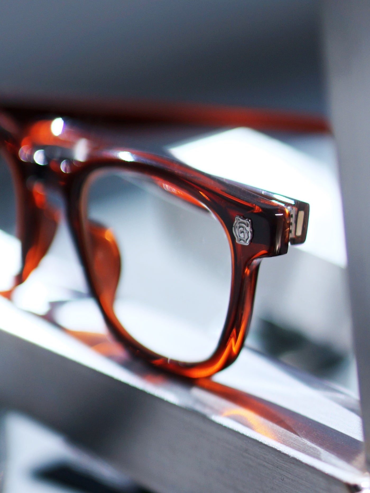 GLADHAND & Co. | 丹羽雅彦/ FAMILY CREST WELLINGTON - GLASSES - Silver/Brown