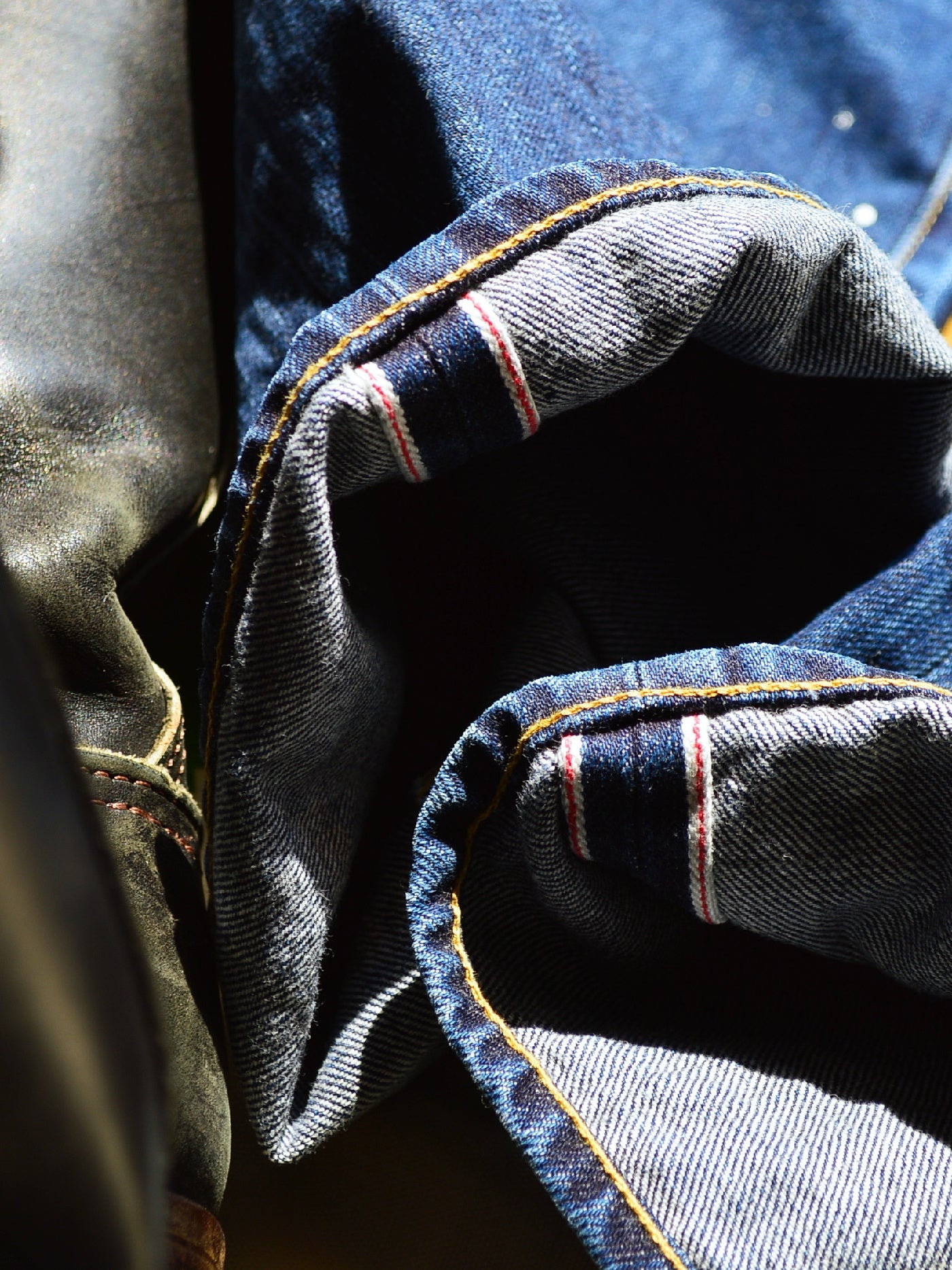 GOOD HELLER | USED STRAIGHT 5POCKET DENIM PANTS